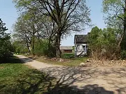 Unpaved road in Kazimierzów