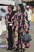 Women with black Kaba