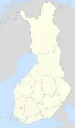 Location of Keikyä in Finland