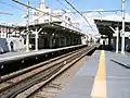 The ground-level platforms in November 2008 before rebuilding