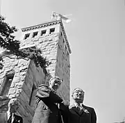 President Urho Kekkonen with Secretary-General of the United Nations U Thant in Kultaranta 1962