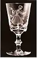 Wineglass with Russian dancer © CSG CIC Glasgow Museums Collection