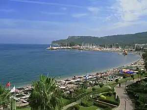 Image 31Beaches and marina of Kemer near Antalya on the Turkish Riviera (from Geography of Turkey)