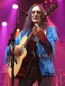 Ken Hensley at the Tavastia Club, Helsinki, in 2019