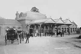 The second Kenilworth station in the late 19th century