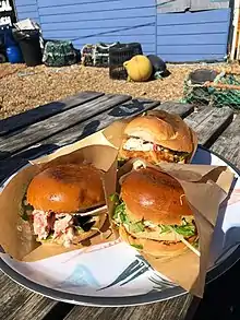 Lobster rolls in Kent, England