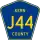 County Road J44 marker