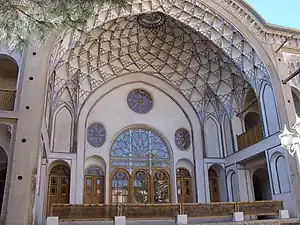 Iwan of the Āmeri House in Kashan, Iran (18th century)