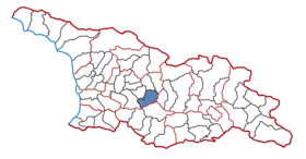 Location of the municipality within Georgia