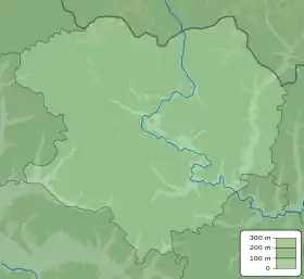 Location of a reservoir in Ukraine