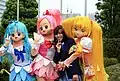 Kigurumi of HeartCatch PreCure! characters.