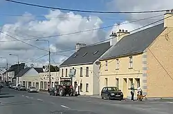 Looking north-west along Killimor's main street