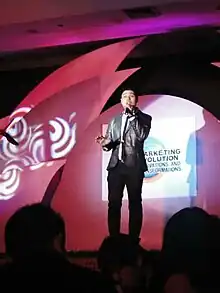 King performing at the 2012 Philippine Marketing Association event