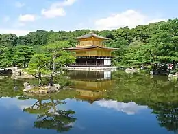 Garden of Kinkaku-ji in Kyoto (Art of Miyabi, Kitayama Bunka).