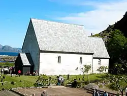 View of the local Kinn Church