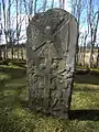 Romanesque grave slab from Kvinnevad church