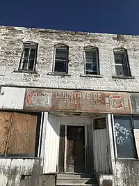 Old storefront in Kisbey