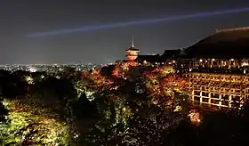 Kiyomizu-dera and KyotoCity Skyline