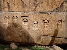 Jain Reliefs at Panchapandava Bed, Kizhavalavu, 9th Century