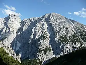 Kleiner (left) + Großer (right) Solstein from the N