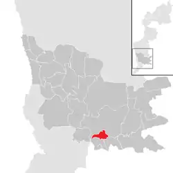 Location within Güssing district