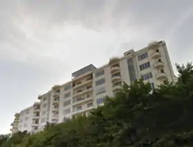 Klintegaarden, a modernist apartment complex overlooking the Bay of Aarhus (built in 1935).