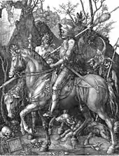 Albrecht Dürer, Knight, Death and the Devil 1513, – Military and War