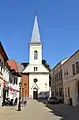 Calvinist Church at the corner of Hrnčiarska (Potter's) Street