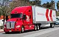 Kodiak Robotics self-driving truck (Kenworth T680) on the street