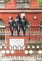 Statues of Benoy, Badal and Dinesh in front of Writers' Building