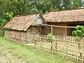 A bamboo house in Indonesia