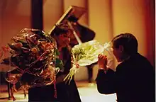 Mungo Janshindulam (left) at the Konzerthaus Berlin in 2001