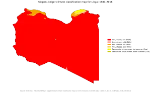 Image 39Libya map of Köppen climate classification (from Libya)