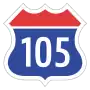 Expressway No.105 shield}}