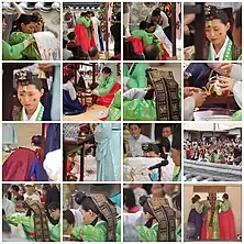 Korean traditional wedding ceremony