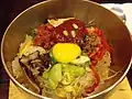 Jeonju bibimbap, a variety of bibimbap (mixed rice with vegetables).