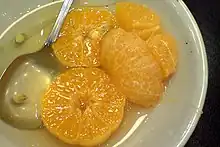 Milgam hwachae, Mandarin orange punch.