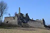 The castle of Korlátek Sibor from Sciborzyce