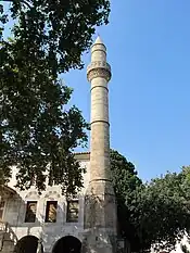 The minaret.