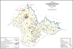 Map showing Kothwan (#781) in Kothwan CD block