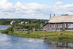 The village of Kotkozero in Olonetsky District