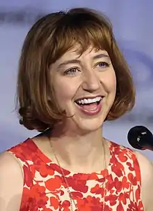 Kristen Schaal at the 2022 WonderCon in Anaheim, California.