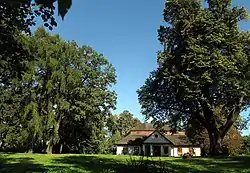 Old Polish manor house in Krzykawka