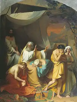 Painting of Noah cursing Ham