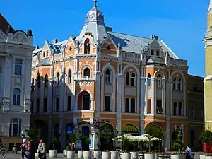 Iron Man Palace by Bеlа Pаklо and Károly Kovács in Novi Sad, 1909