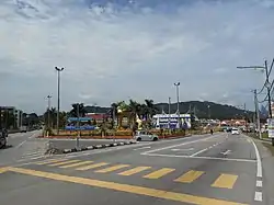 Downtown Kuala Klawang, on the intersection between routes FT86 and N32