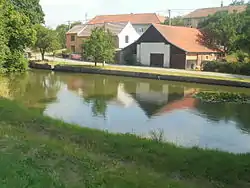 Pond in the centre of Kulířov