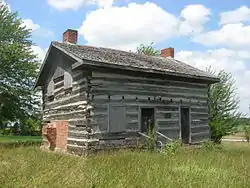 The Kunkle Log House, a historic site in the township