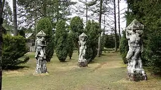 Sculptures in the garden