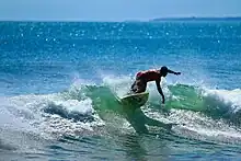 Image 86Surfing in Kuta beach, Bali (from Tourism in Indonesia)